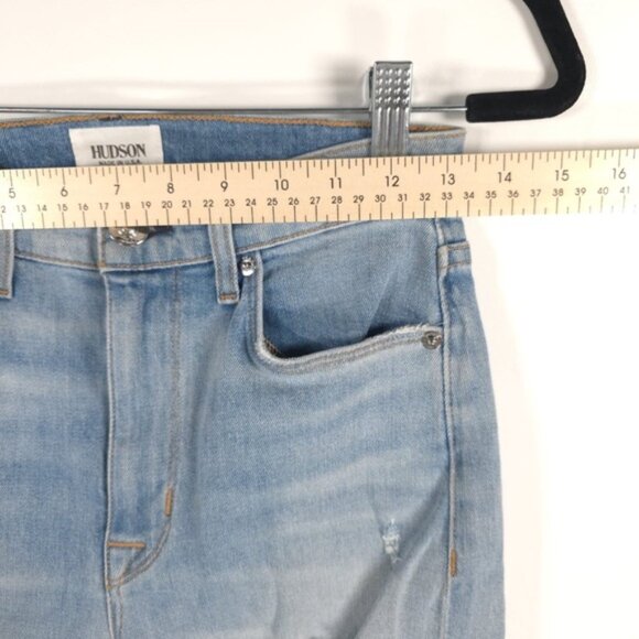 NWT HUDSON Made in USA 🇺🇸 ZOEEY HIGH RISE CUT OFF BOYFRIEND Jean‎ Shorts Sz 25 - Picture 8 of 16